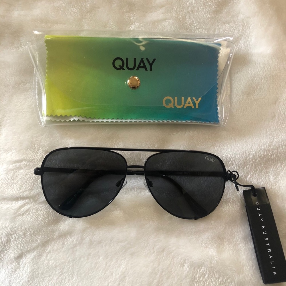 Quay Australia High Key Black Sunglasses